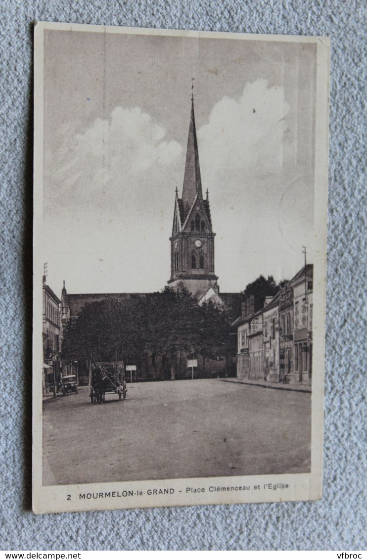 H547, Mourmelon le Grand, place Clémenceau et l'église, Marne 51