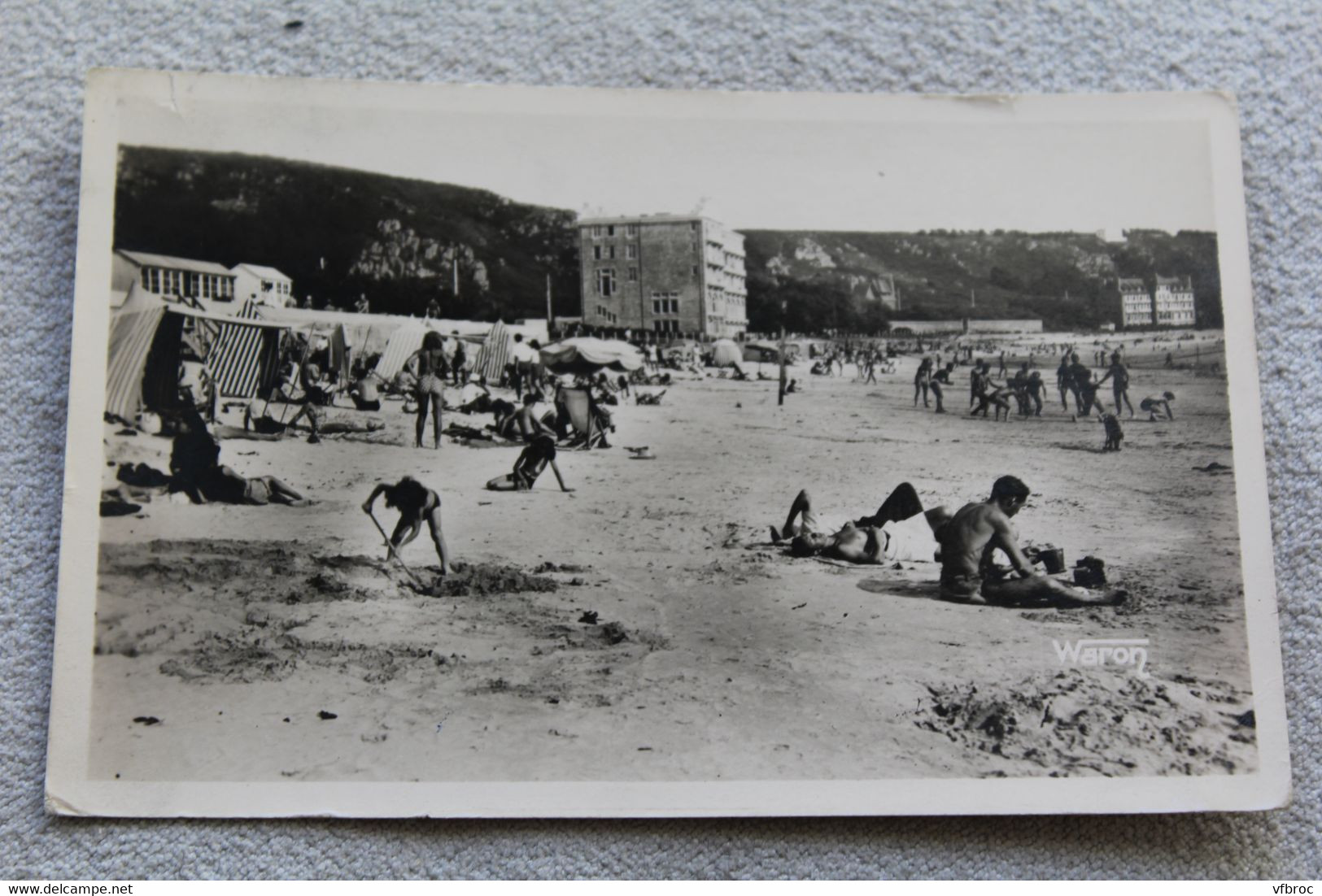 H655, Cpsm 1949, Trebeurden, plage de Tresmeur, Cotes d'Armor 22