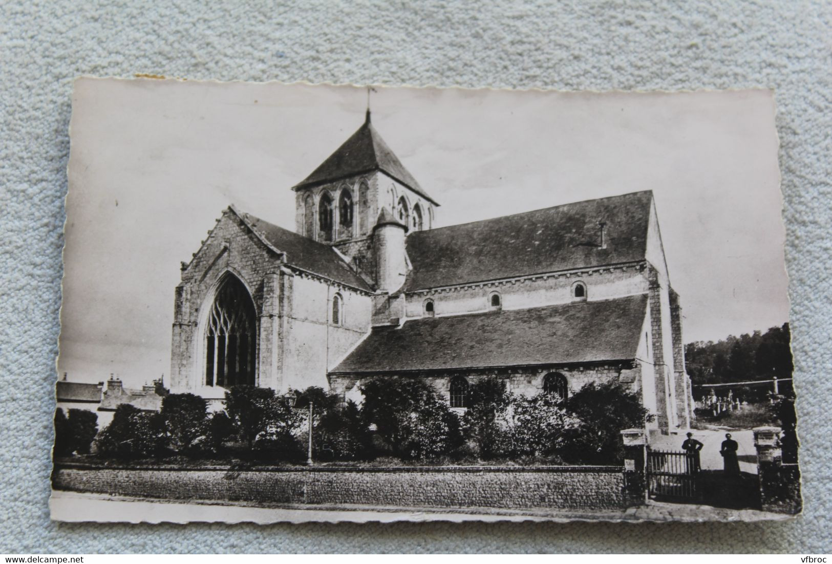 H707, Cpsm, Pont Audemer, église saint Germain, Eure 27