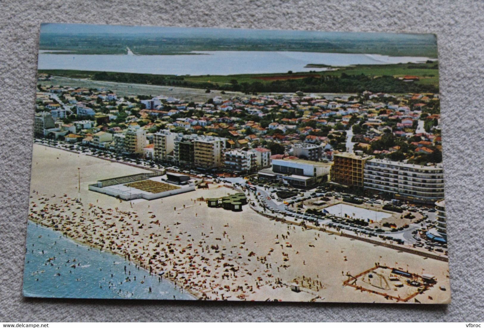 H849, Cpm 1981, Canet plage, vue aérienne, Pyrénées orientales 66