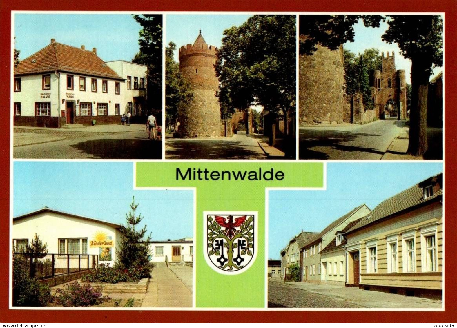 H8957 - TOP Mittenwalde Gaststätte Deutsches Haus - Bild und Heimat Reichenbach