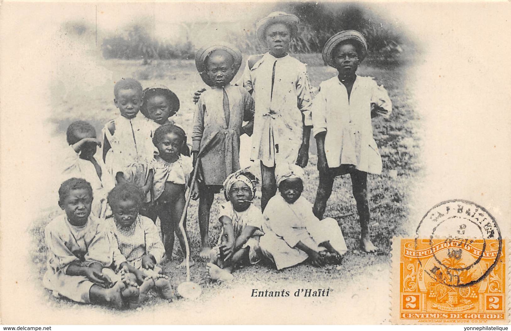 Haïti - Ethnic / 36 - Enfants - Belle Oblitération