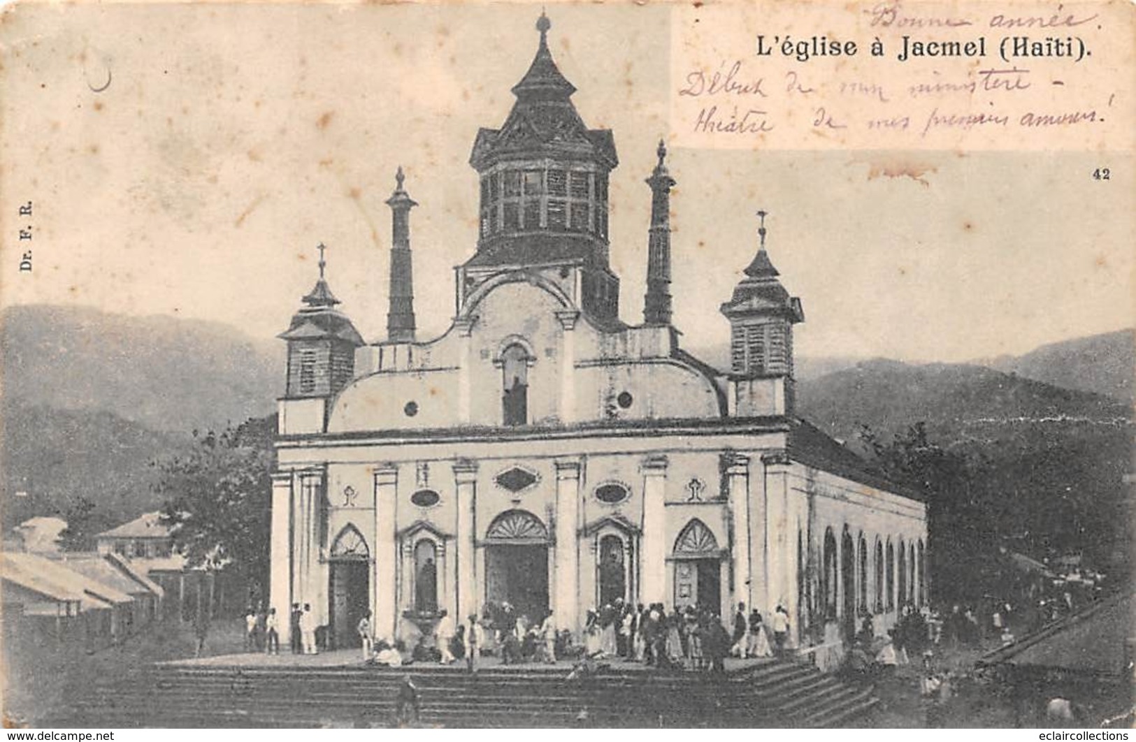 Haïti          :     Jacmel.   l'Eglise        (voir scan)