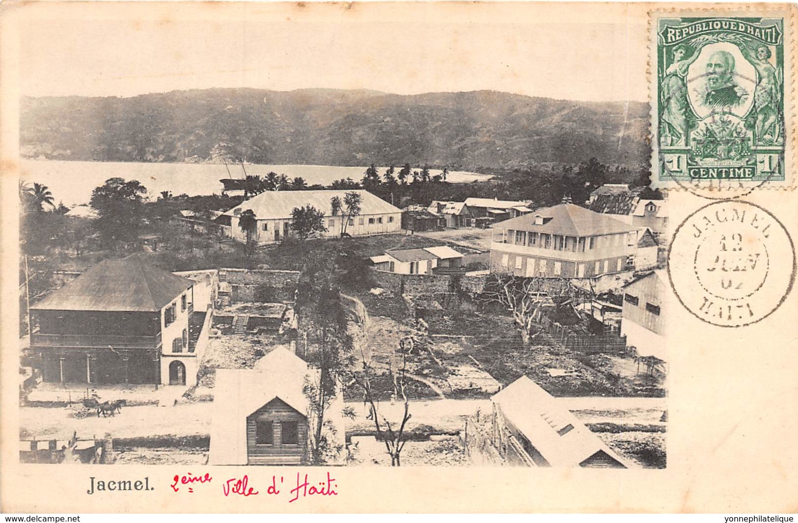 Haïti - Topo / 11 - Jacmel - Belle Oblitération