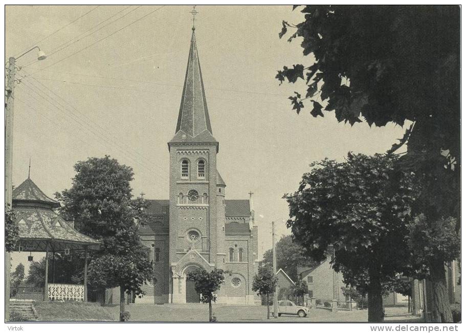 HALEN -  ZELEM  :  St. Lambertuskerk     ( GROOT FORMAAT   15 x  10.5 Cm )