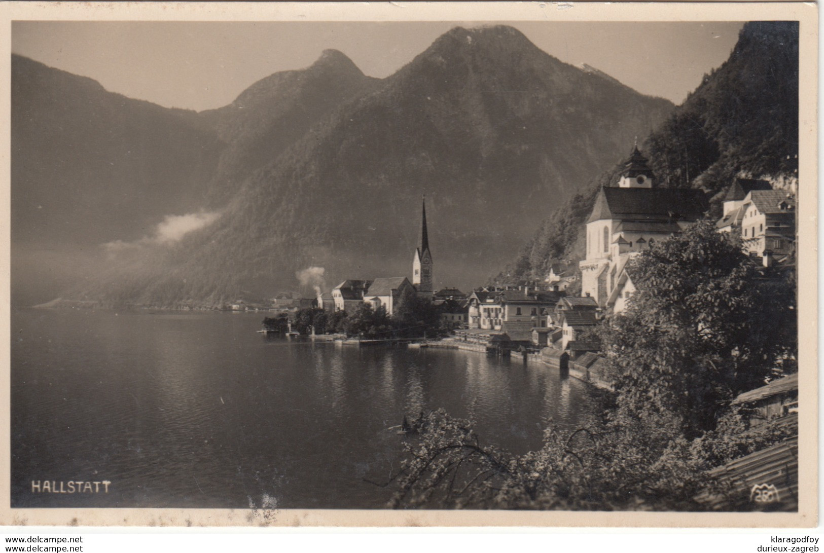 Hallstatt old postcard unused b171025