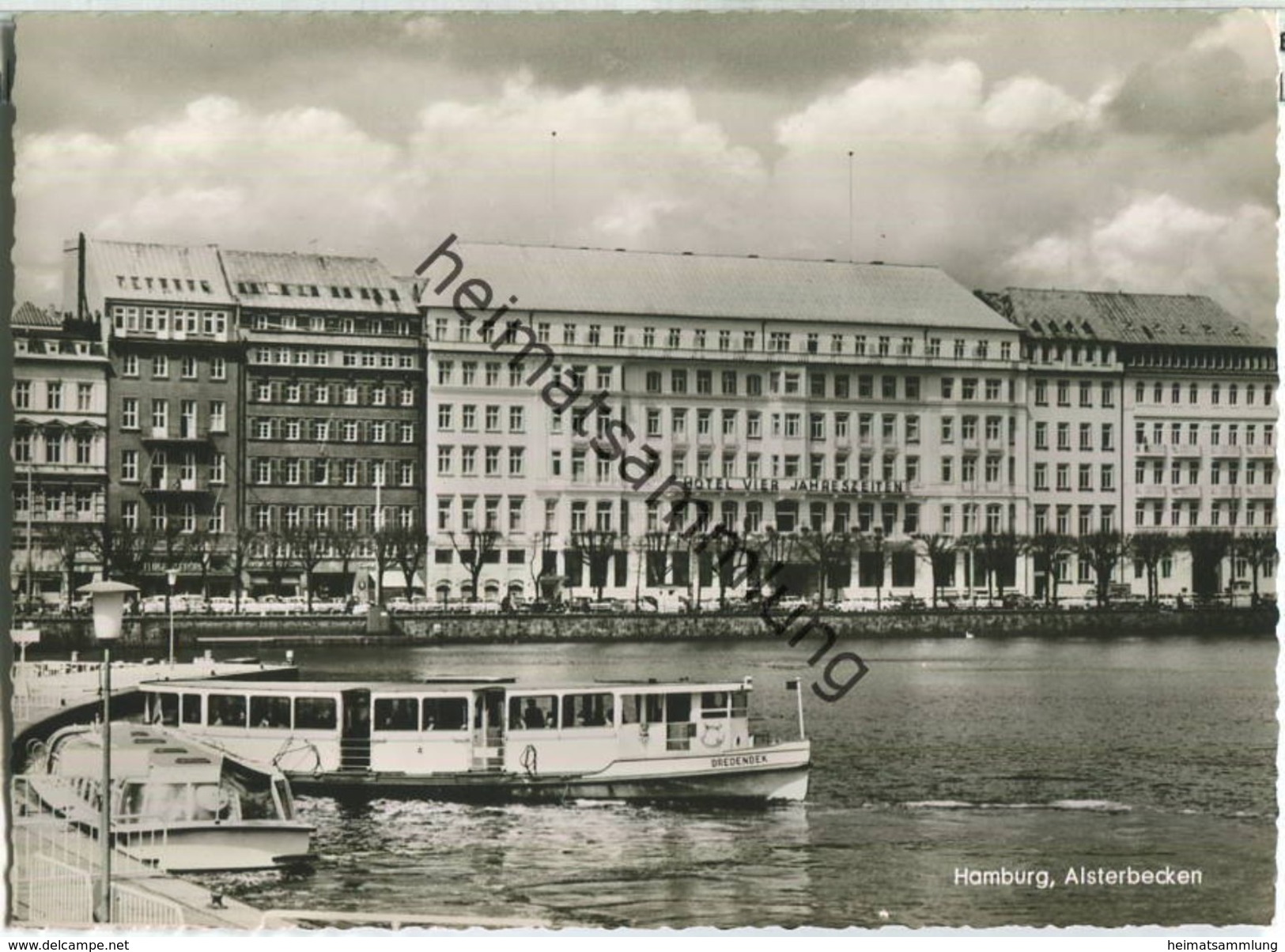 Hamburg-Altona - Alsterbecken - Fahrgastschiff Bredenbek - Foto-Ansichtskarte