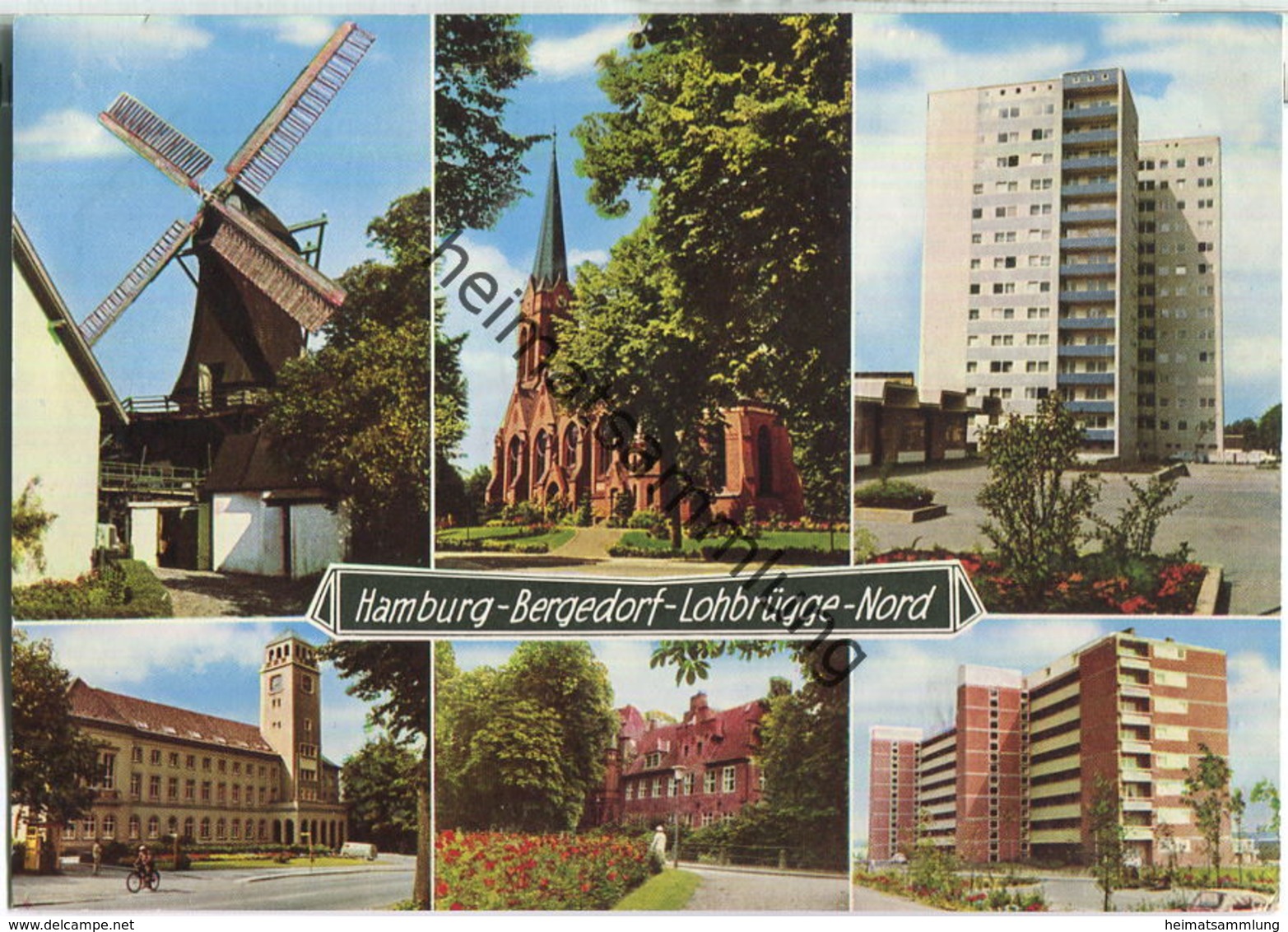 Hamburg-Bergedorf - Lohbrügge-Nord - Verlag Rud. Reher Hamburg