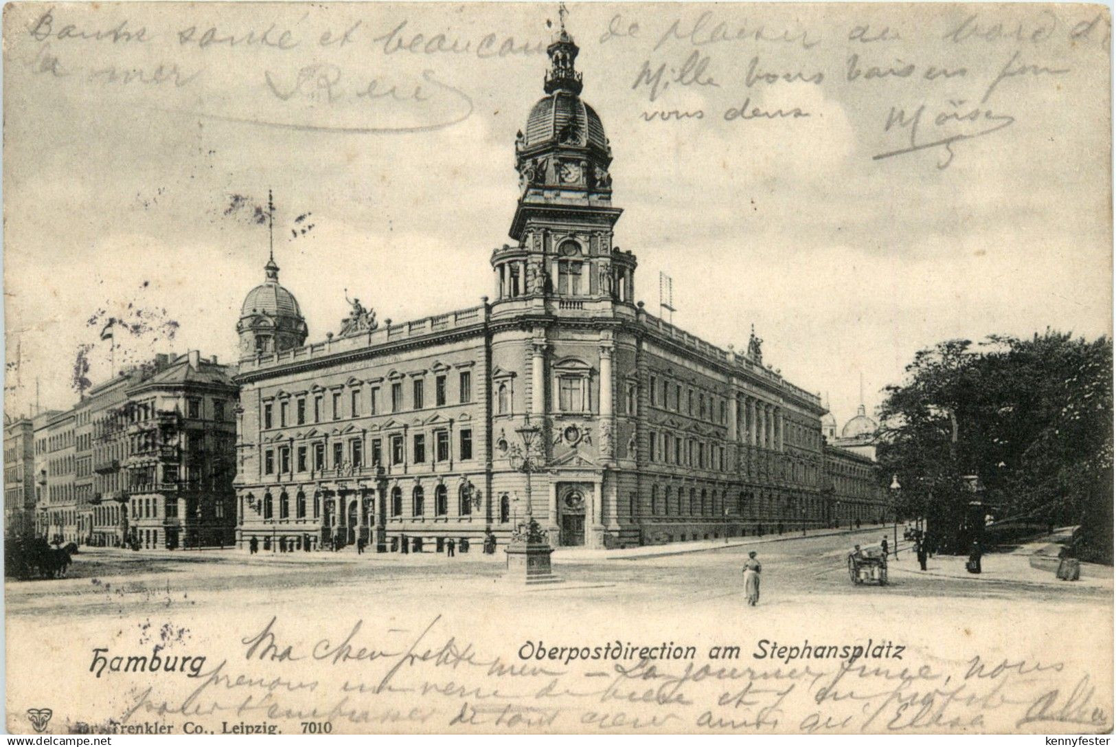 Hamburg, Oberpostdirektion am Stephansplatz