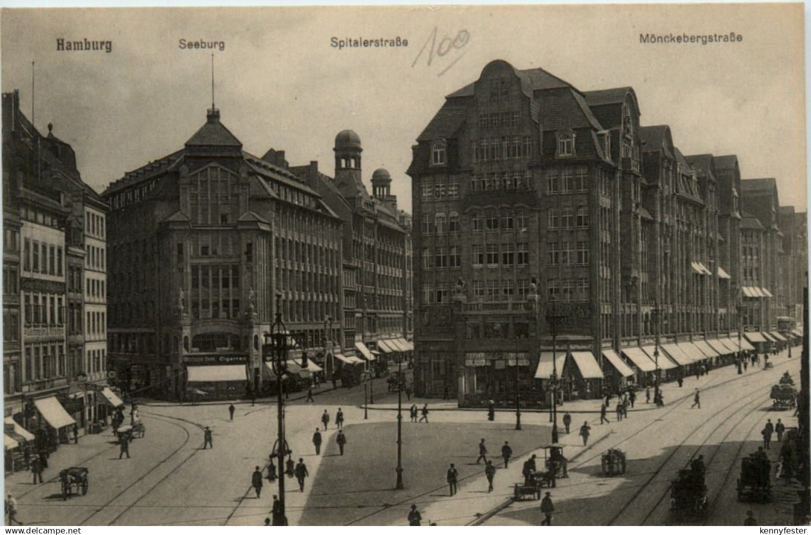 Hamburg, Seeburg, Spitalerstrasse