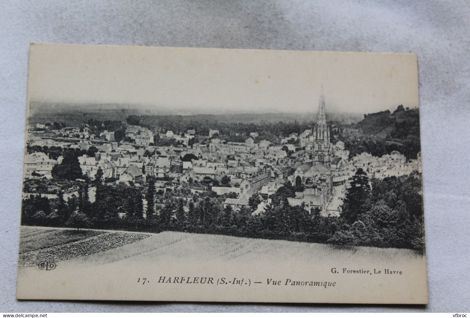 Harfleur, vue panoramique, Seine Maritime 76