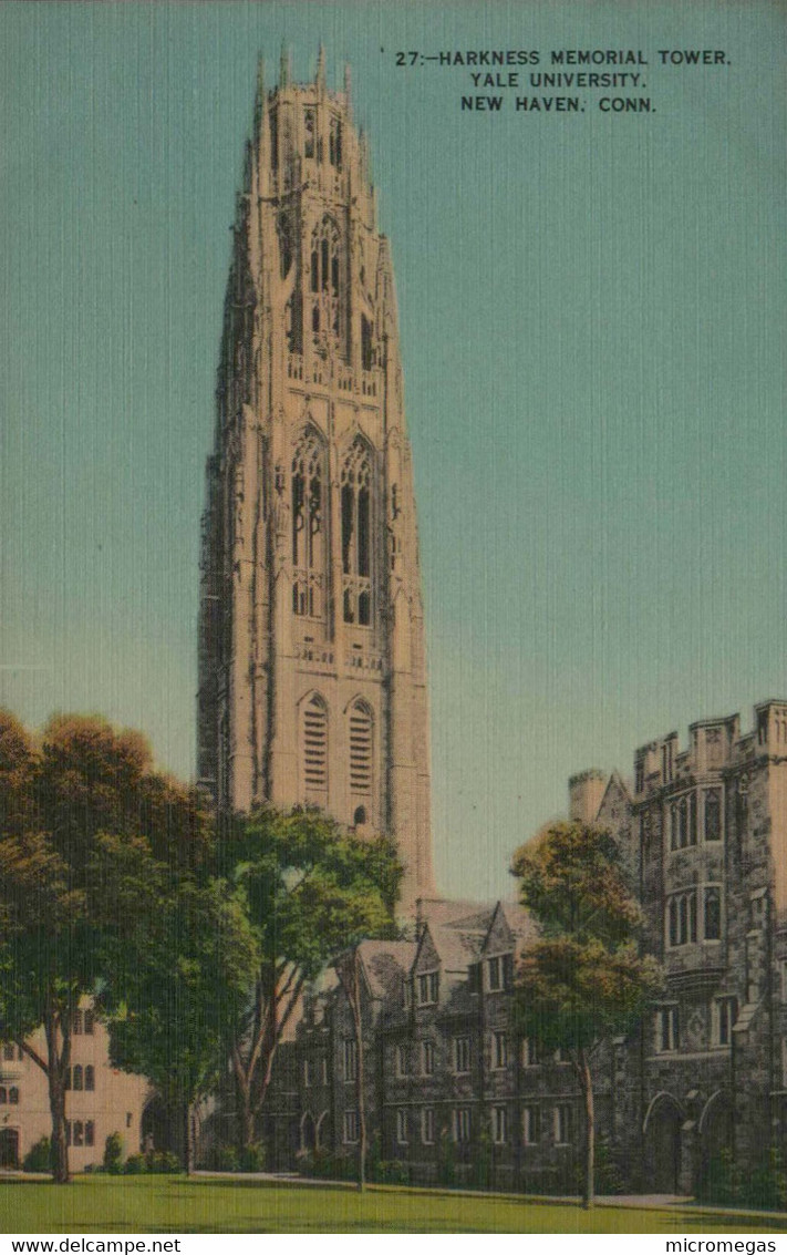 Harkness Memorial Tower, Yale University - New Haven, Conn.