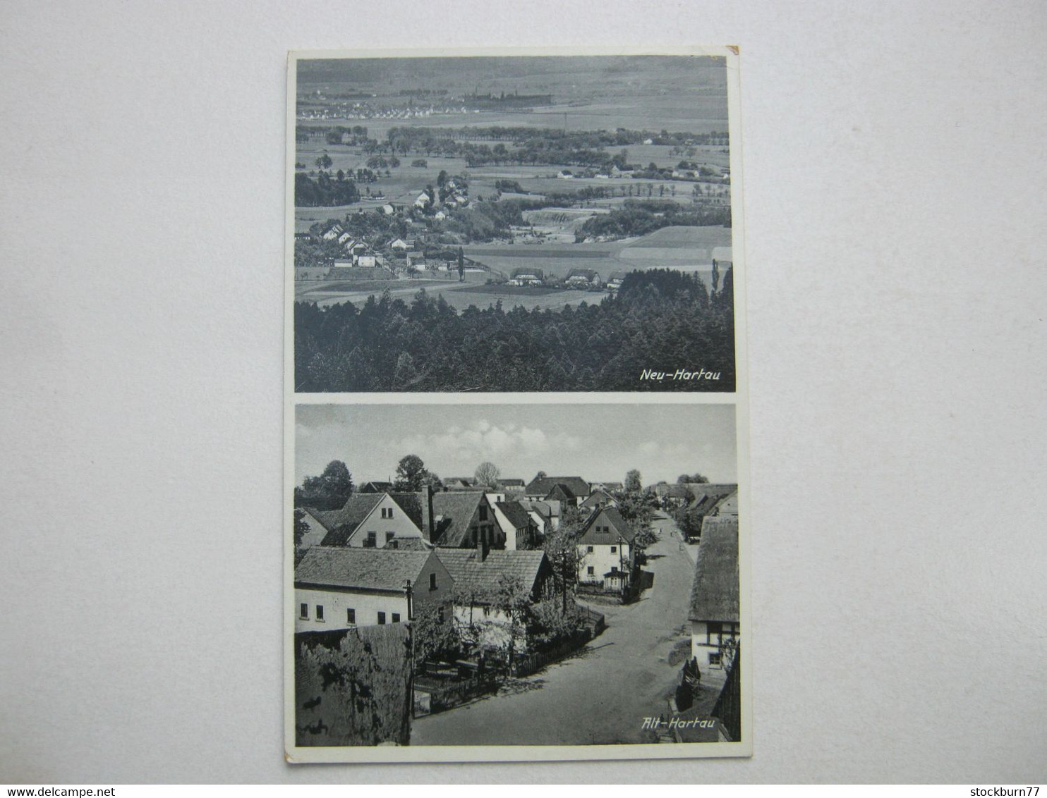 Hartau (Zittau), seltene Karte 1938