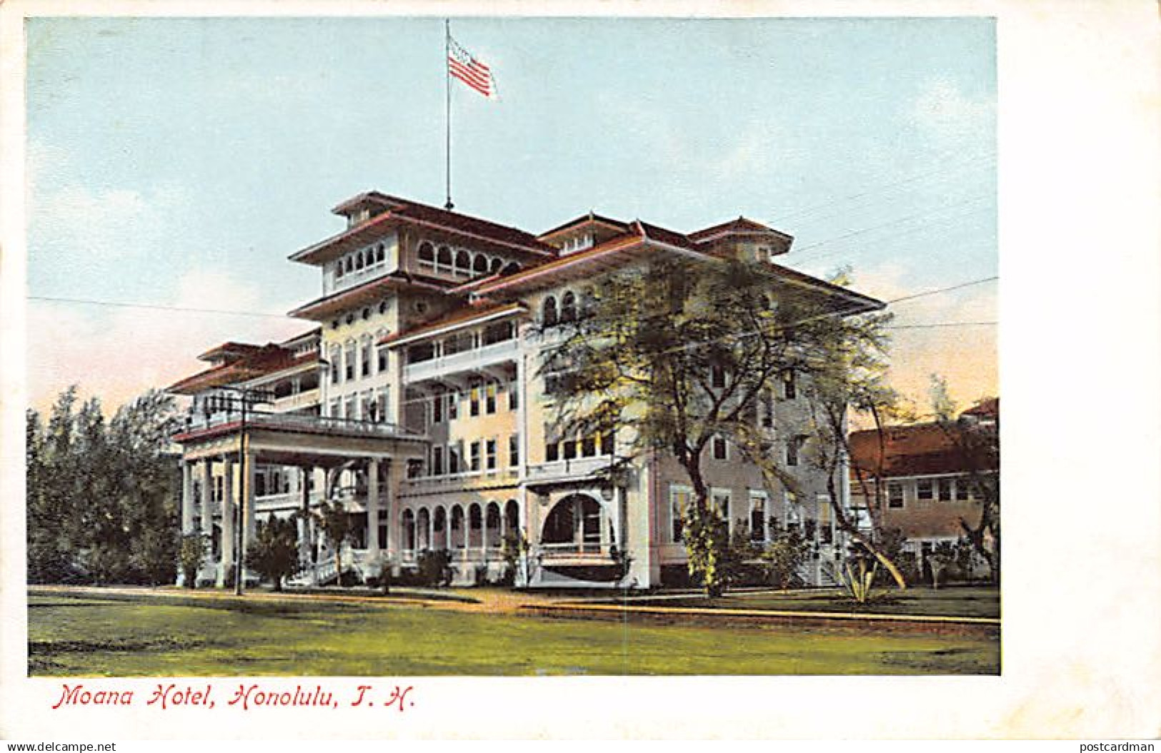 Hawaii - HONOLULU - Moana Hotel - Publ. Wall, Nichols & Co. 17