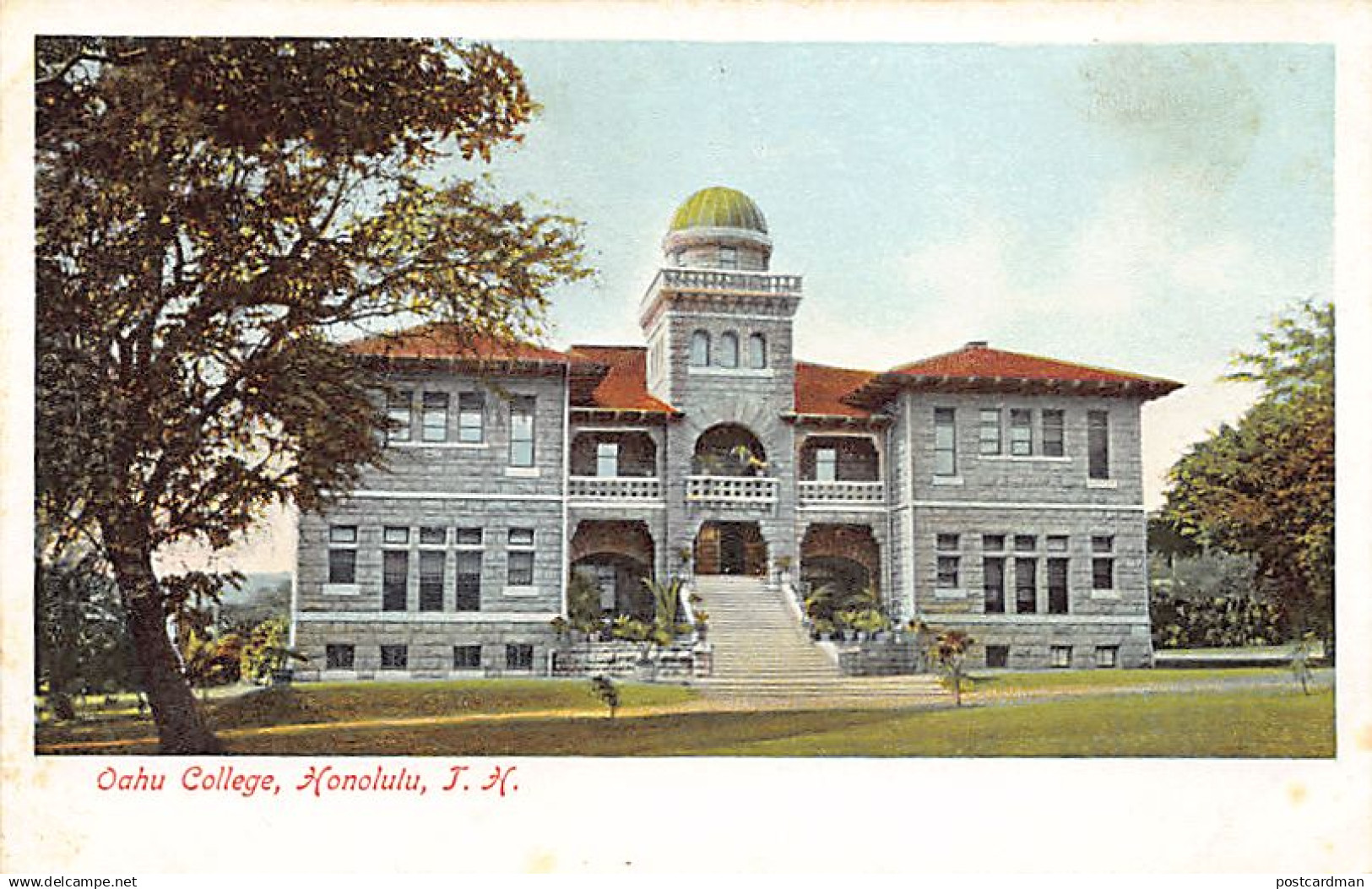 Hawaii - HONOLULU - Oahu College - Publ. Wall, Nichols & Co. 34