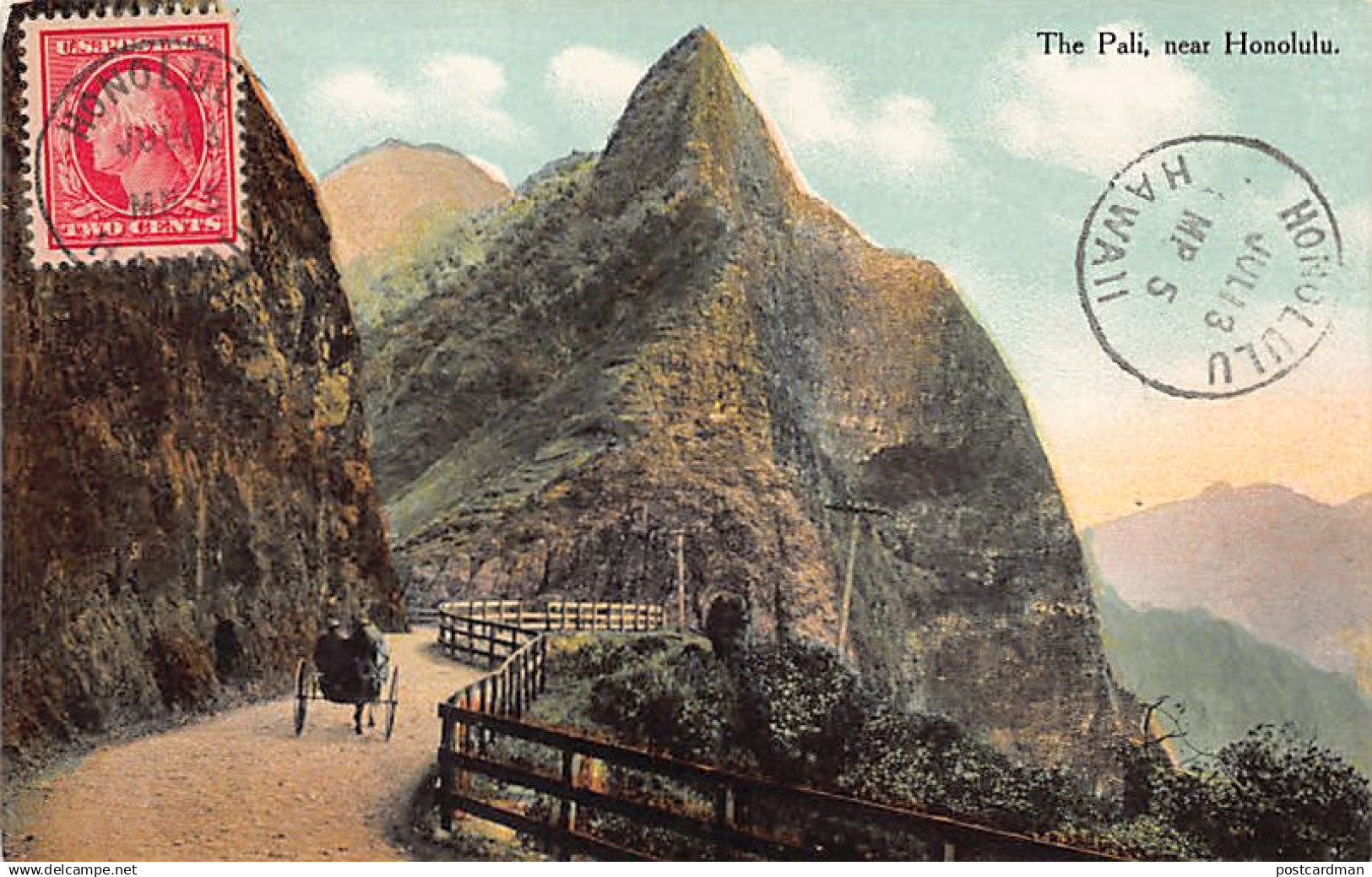 Hawaii - The Pali, near Honolulu - Publ. M. H. Weinberg