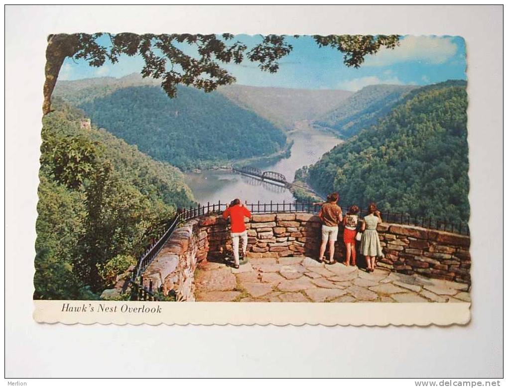 Hawk's Nest Overlook -West Virginia PU 1974  F    D33528