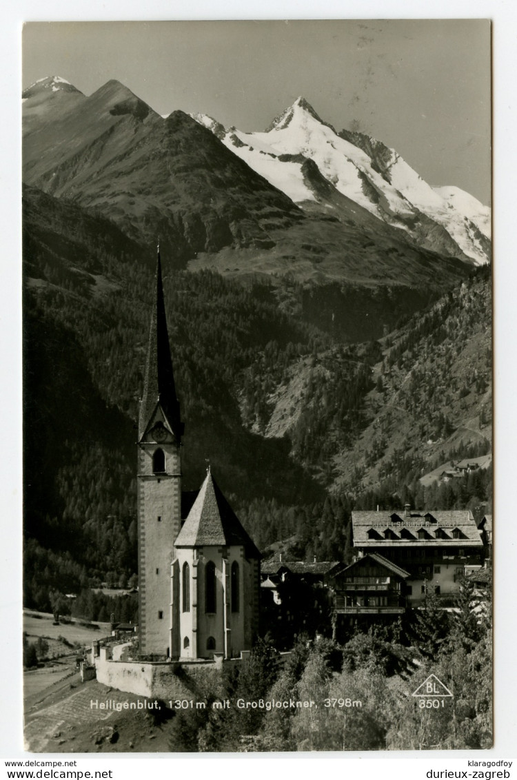 Heiligenblut am Großglockner old postcard travelled 1939 b171025