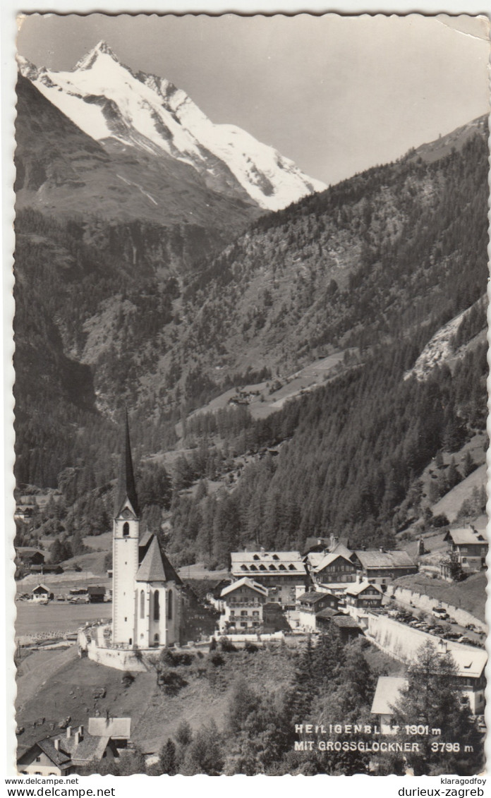 Heiligenblut am Großglockner old postcard travelled 1956 b171115