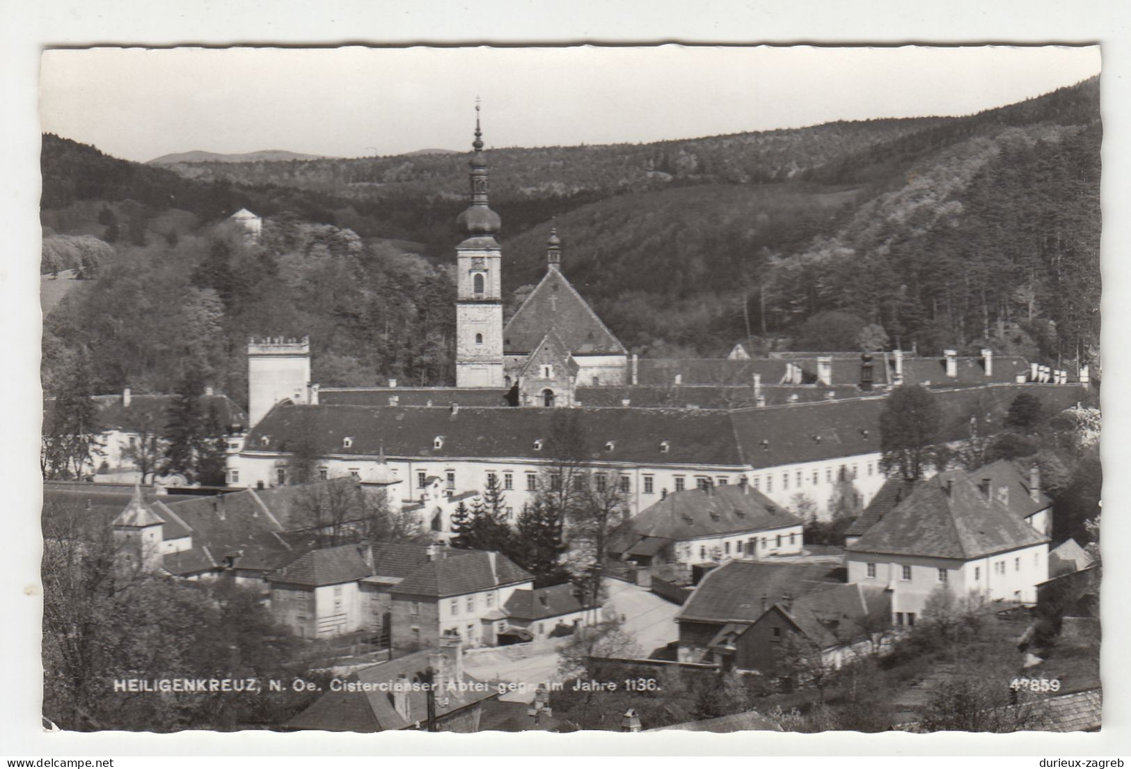 Heiligenkreuz old postcard posted 1962 b230720