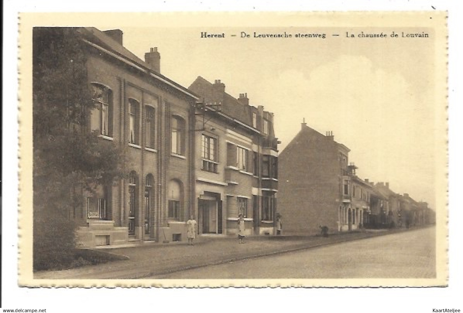 Herent - De Leuvensche steenweg.