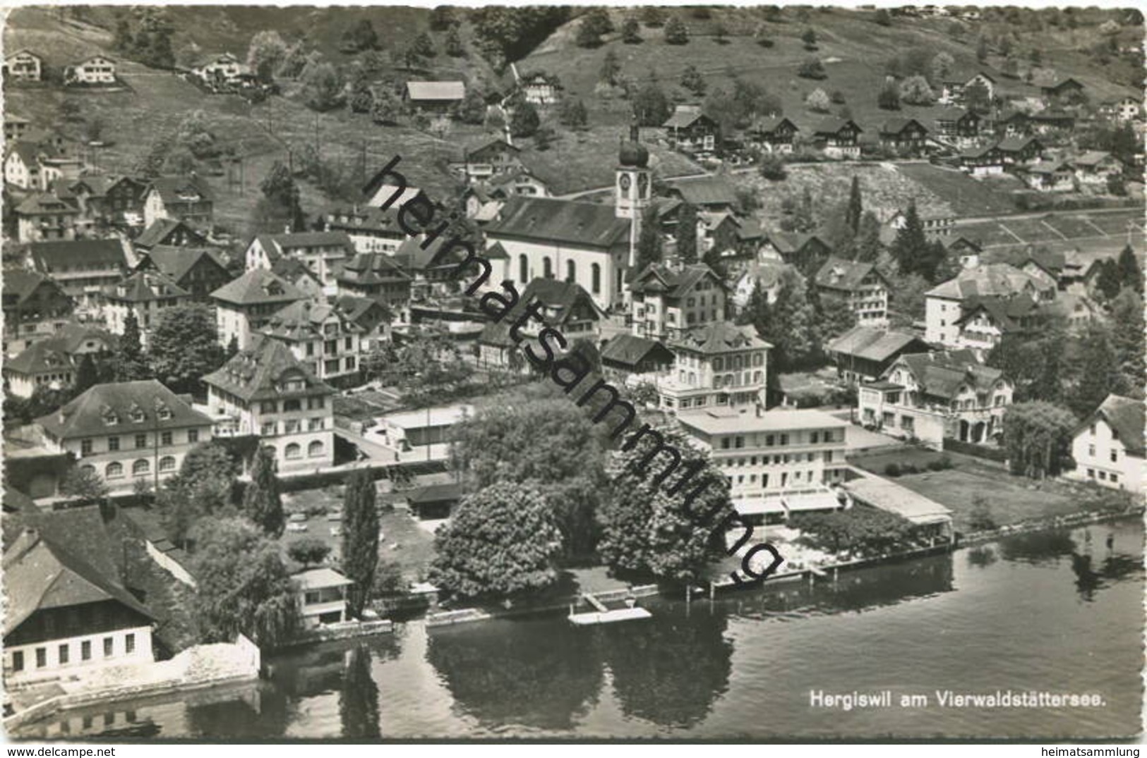 Hergiswil am Vierwaldstättersee - Foto-AK - Verlag Photoglob-Wehrli AG Zürich