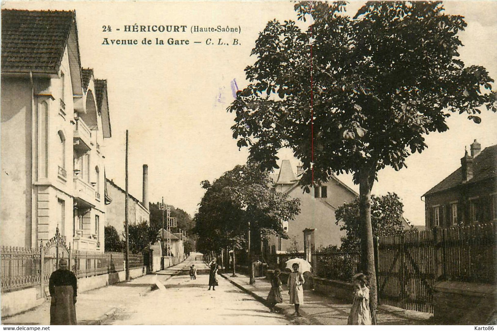 héricourt * avenue de la gare * villa