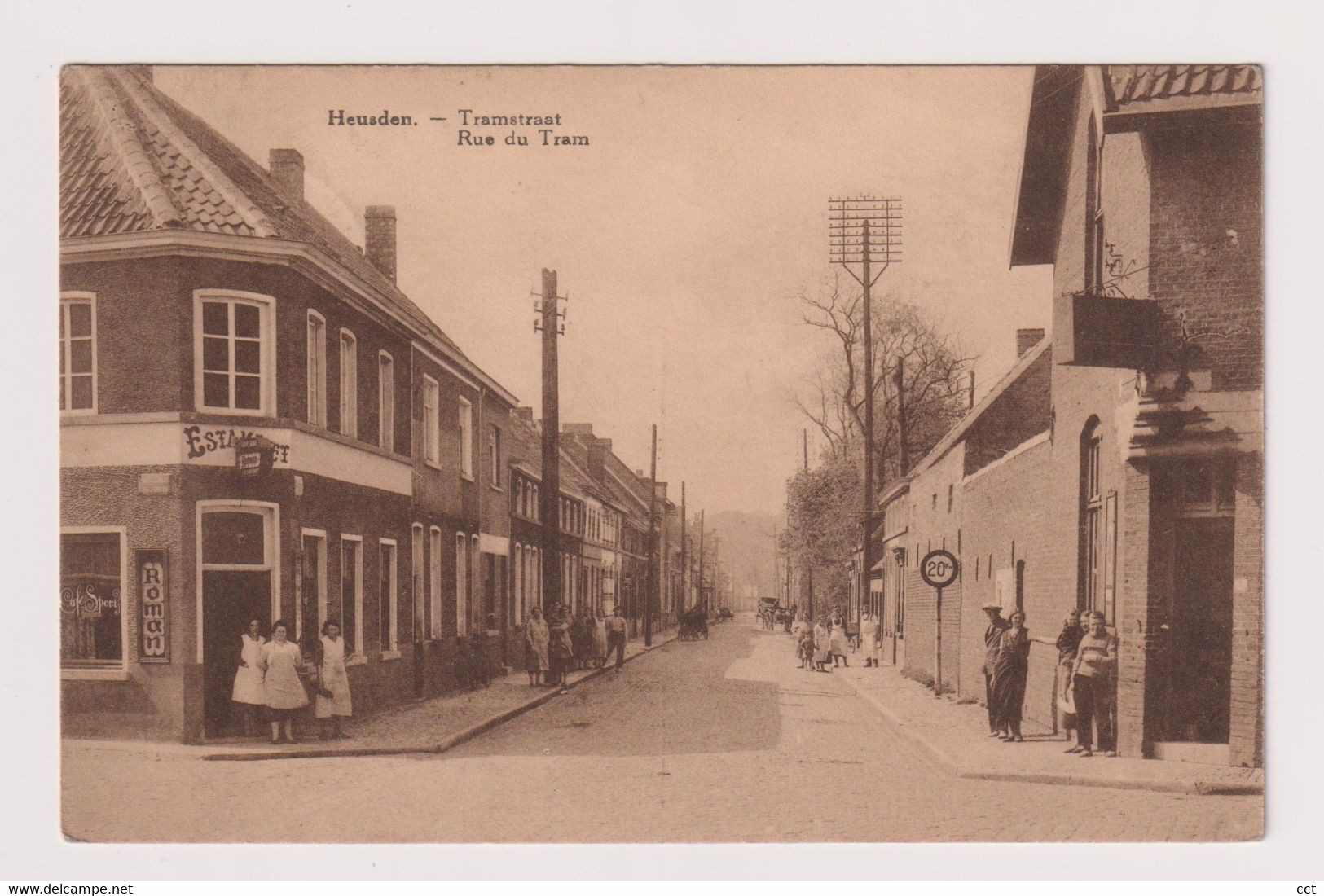 Heusden  Destelbergen   Tramstraat  Rue du Tram   ( PUB Roman Bier - bière )