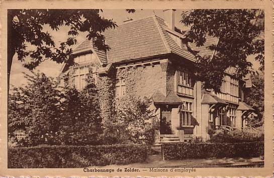 HEUSDEN ZOLDER **  CHARBONNAGE DE ZOLDER CITE LINDEMAN MAISONS D'EMPLOYES