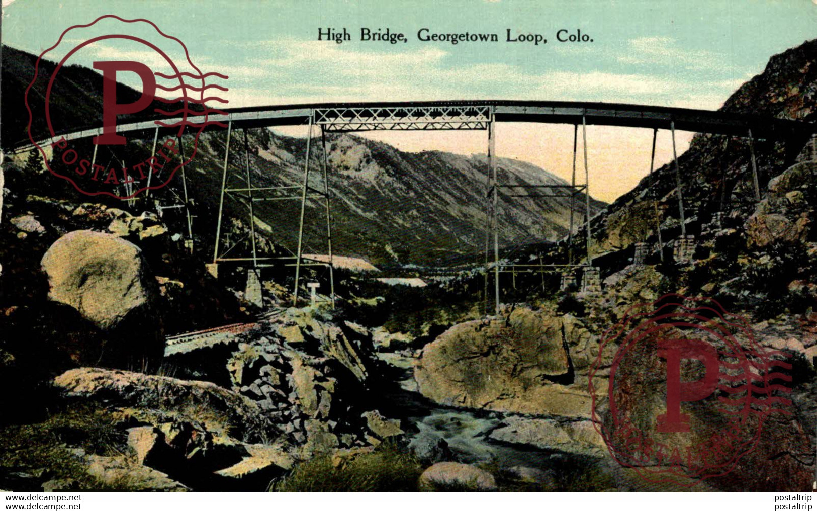 High Bridge Georgetown Loop CO COLO COLORADO  EEUU USA