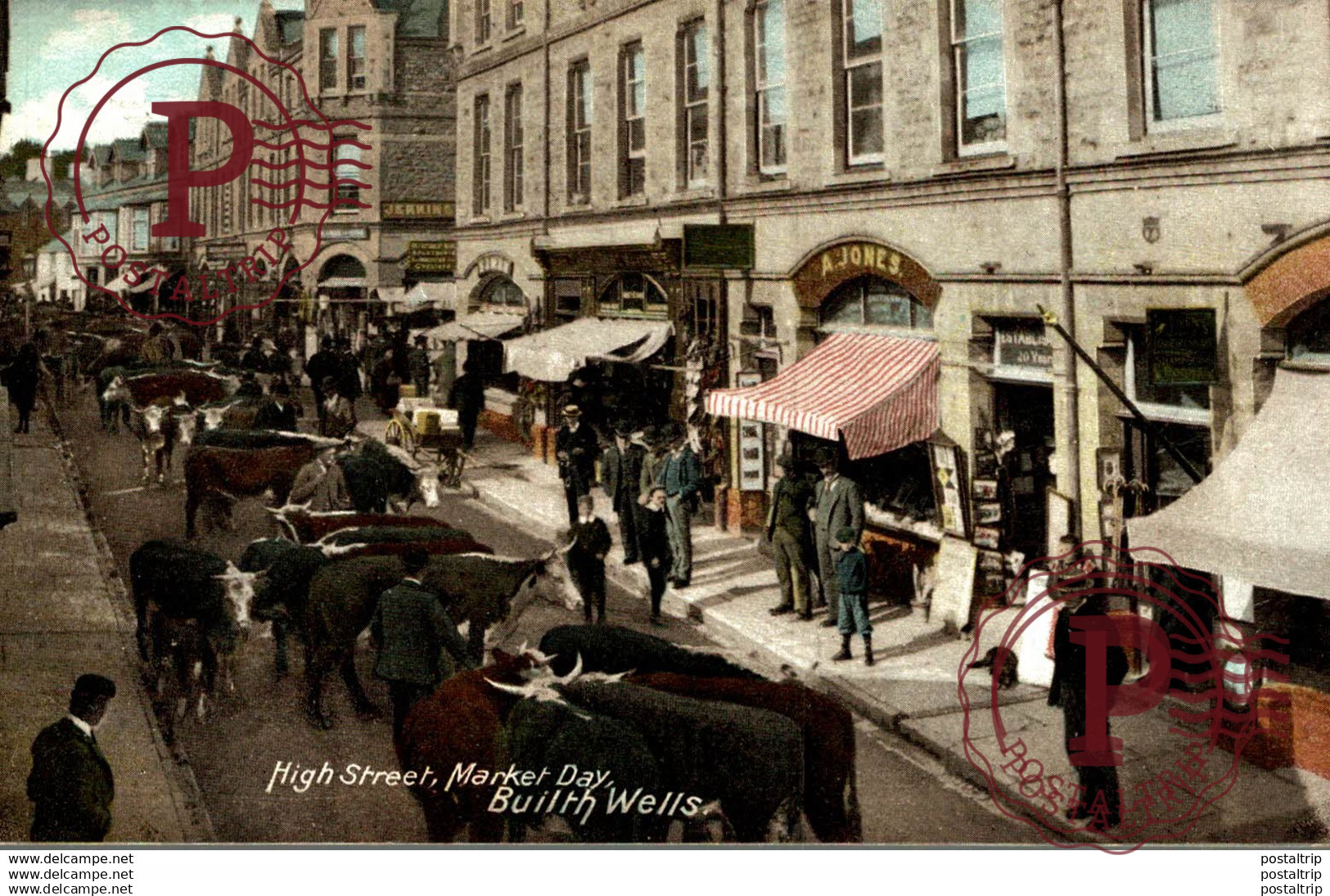 HIGH STREET MARKET DAY  BUILTH WELLS   Marché - Mercado - Market - Mercati - Mercadillo