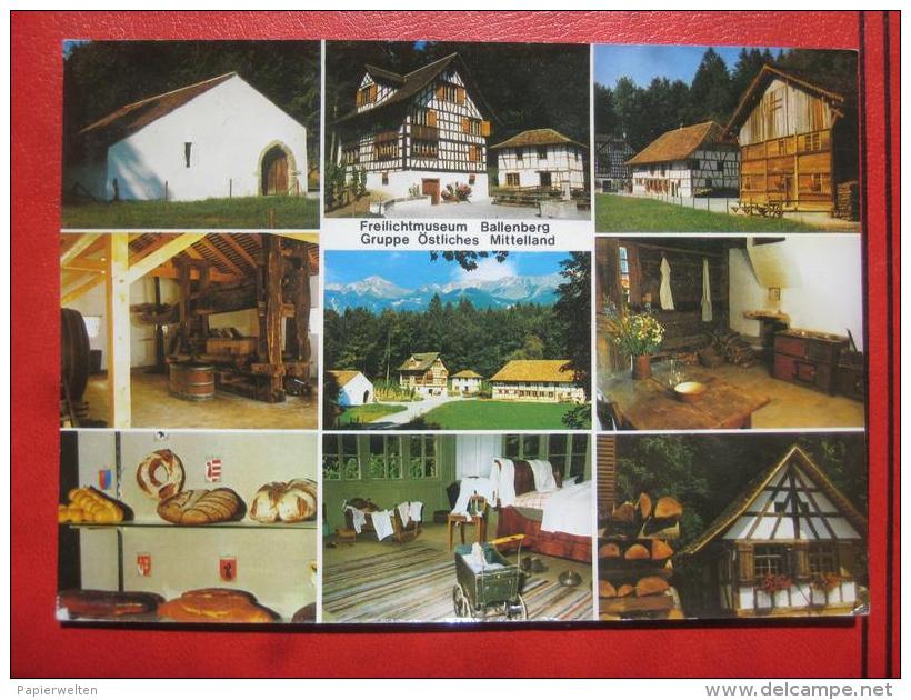 Hofstetten bei Brienz (BE) - Mehrbildkarte "Freilichtmuseum Ballenberg - Guppe Östliches Mittelland"