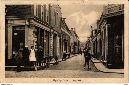 CPA AK APPINGEDAM Dijkstraat NETHERLANDS (706268)