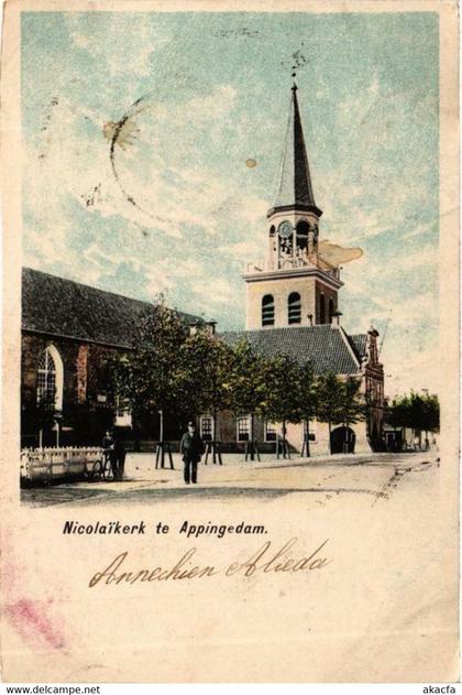 CPA AK APPINGEDAM Nicolaikerk NETHERLANDS (706052)