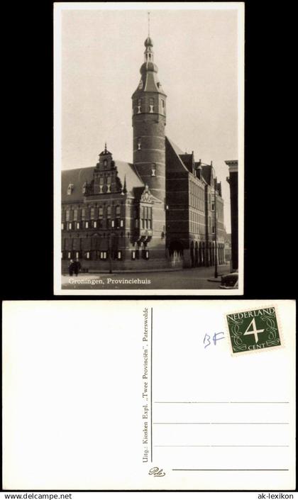 Postkaart Groningen Provinciehuis 1954