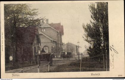 CPA Waalwijk Nordbrabant Niederlande, Bahnhof