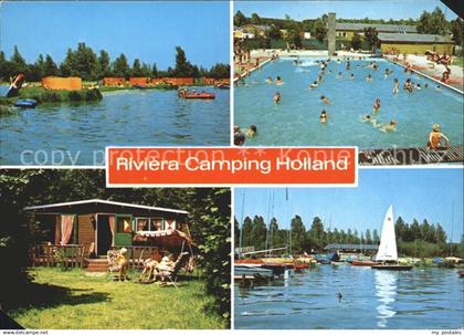 72040022 Dronten Riviera Camping Holland Segelboot Schwimmbad