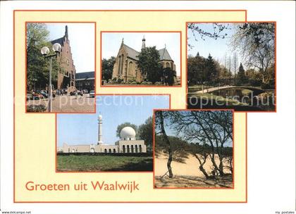 72415300 Waalwijk Rathaus Kirche Sternwarte Waalwijk