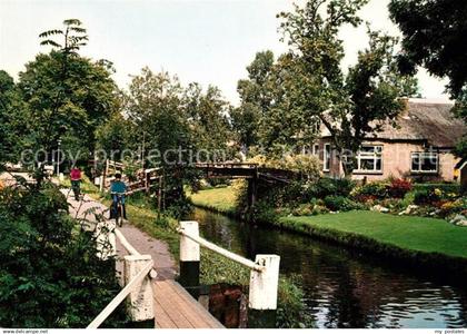 73081410 Giethoorn Fahrradwege Bruecke Giethoorn