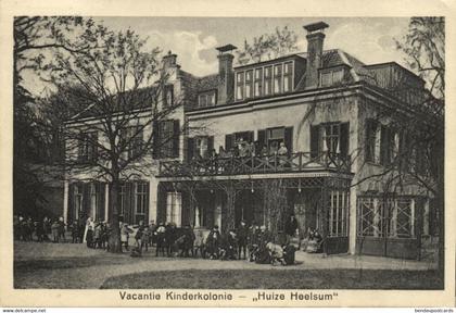 Nederland, HEELSUM, Renkum, Vacantie Kinderkolonie Huize Heelsum (1925) Ansichtkaart