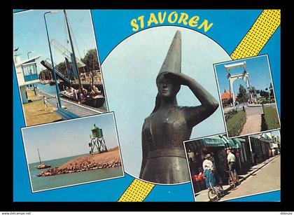 Pays-Bas - Nederland - Stavoren - Multivues - Art Statue - CPM - Voir Scans Recto-Verso