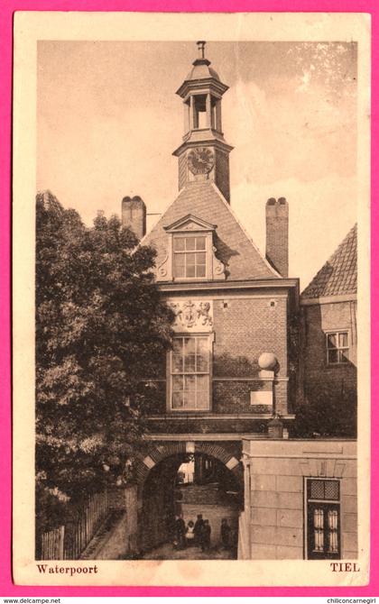 Tiel - Waterpoort - Animée - W. BAAR - H.W.K. - 1924 - Oblitération A. 285