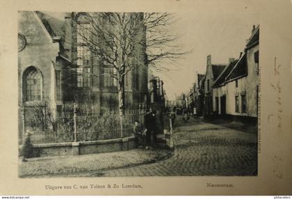 Leerdam (denk ik uitgever en stempel) Nieuwstraat 1900