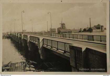 Zaandijk // Julianabrug (net iets aders - Molen) 1938 beetje dun adreszijde