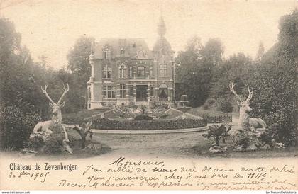 PAYS BAS - Château de Zevenbergen - Vue générale - Carte postale ancienne