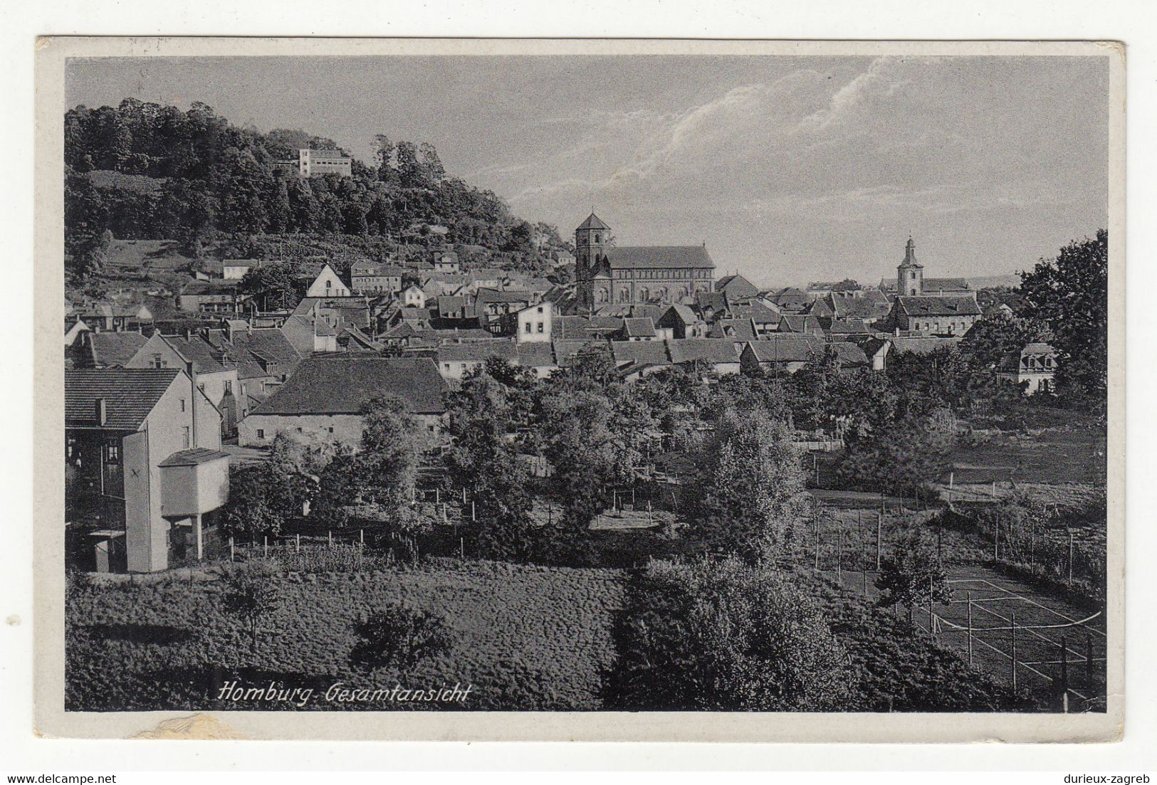 Homburg old postcard posted 1944 b220310