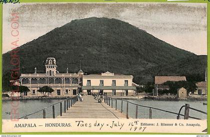 af2529 - HONDURAS - VINTAGE POSTCARD - Amapala