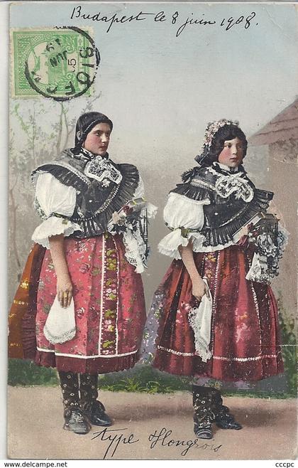 CPA Hongrie Costumes