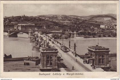 Hongrie - Budapest - Latkép a Margit-hiddal