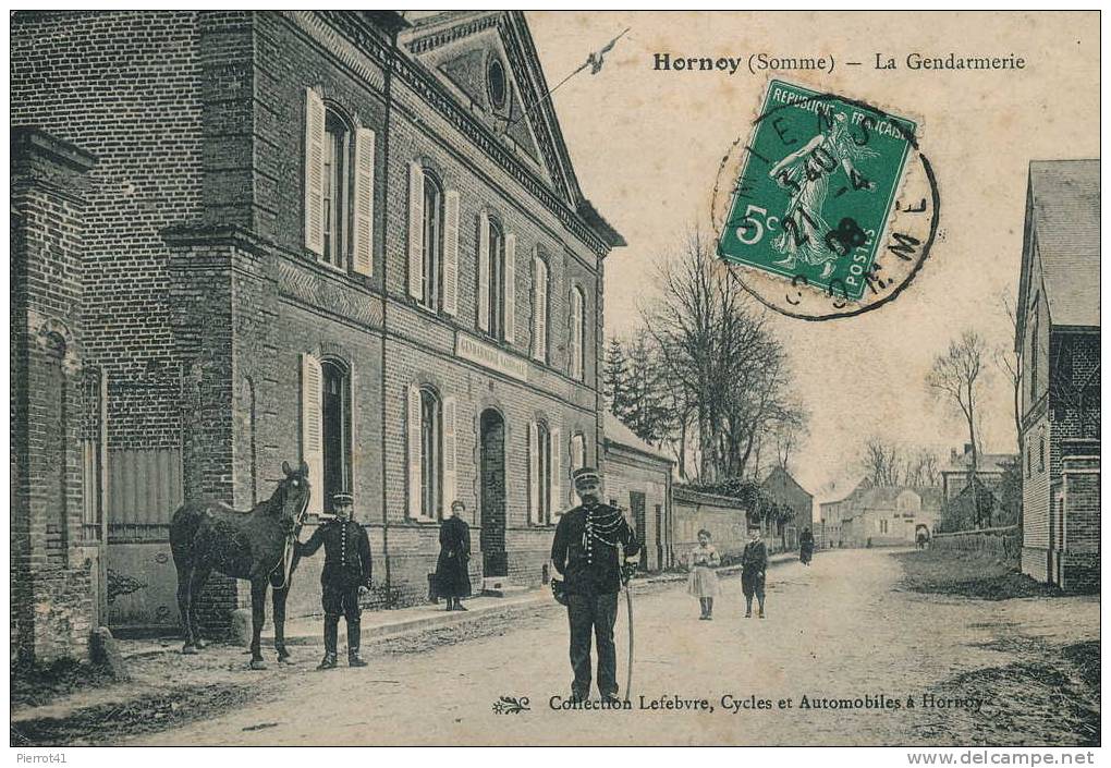 HORNOY LE BOURG - La Gendarmerie